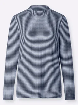Witt Langarmshirt dunkelblau-ecru-geringelt – Produktbild 1 von 1