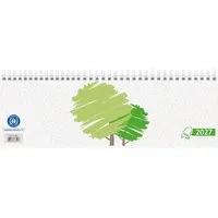 BRUNNEN Glocken Tischkalender "Querterminbuch" 2027 aus Recyclingpapier (1 Woche - 1 Seite) – Produktbild 1 von 1