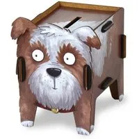 WERKHAUS WERKHAUS Spardose Vierbeiner - Hund aus Holz – Produktbild 1 von 1