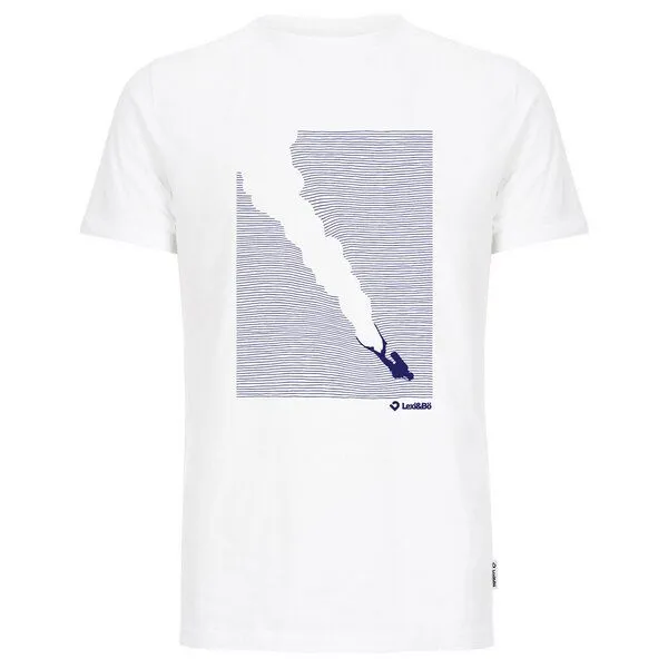 Lexi&Bö Lexi&Bö Deep Dive Herren T-Shirt, Weiss, – Produktbild 1 von 2