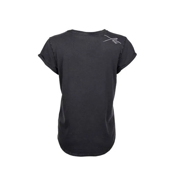 FÄDD FÄDD Damen T-Shirt Rundhals aus Bio-Baumwolle "MUDDIBRAUSE", Grau, – Produktbild 3 von 4