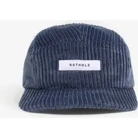 Rotholz Rotholz Cord 5-Panel Cap aus Bio-Baumwolle, Blau (ash blue), – Produktbild 1 von 1