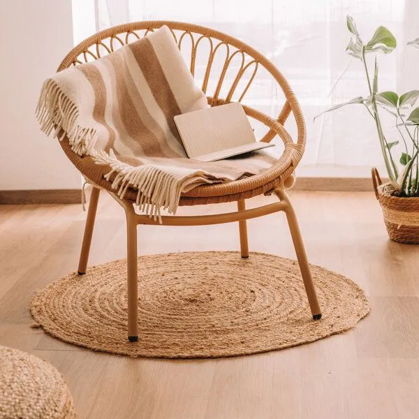 Steppenwolle Steppenwolle Wolldecke aus Schurwolle 100% mulesingfrei, Braun, – Produktbild 4 von 8