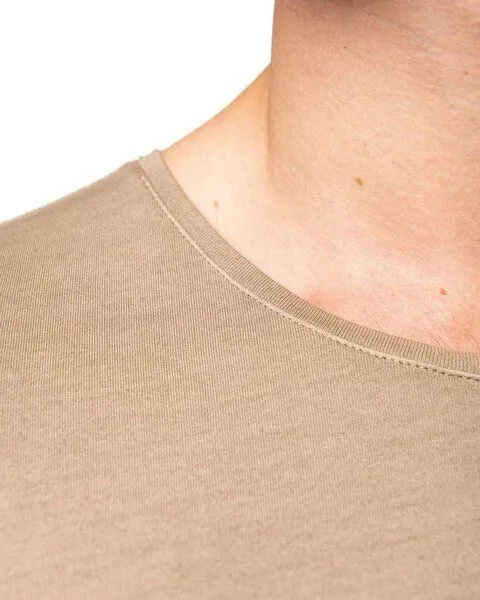 YTWOO YTWOO Ausgewaschenes Herren Langarmshirt aus Bio-Baumwolle - Made in Portugal, Beige, – Produktbild 2 von 4