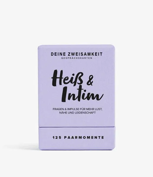 DEINE ZWEISAMKEIT DEINE ZWEISAMKEIT GESPRÄCHSIMPULSE "HEISS & INTIM" | FÜR PAARE – Produktbild 1 von 4