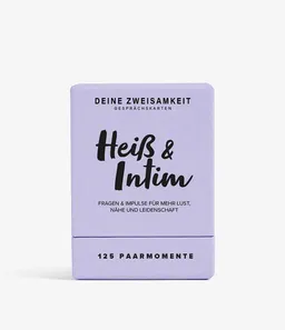DEINE ZWEISAMKEIT DEINE ZWEISAMKEIT GESPRÄCHSIMPULSE "HEISS & INTIM" | FÜR PAARE – Produktbild 1 von 1