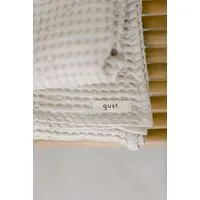 gust gust. Waffelhandtuch - Gesichtshandtuch aus Leinen und Bio-Baumwolle - 30x40 cm, Ivory (natur), – Produktbild 1 von 1