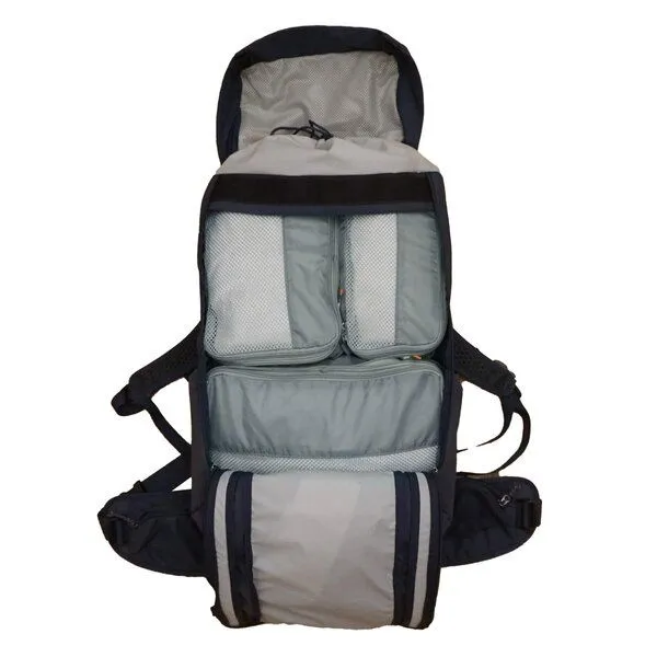 TRAVEL DUDE TRAVEL DUDE Packing Cubes mit Kompression aus recycelten Plastikflaschen, Grau, – Produktbild 5 von 8