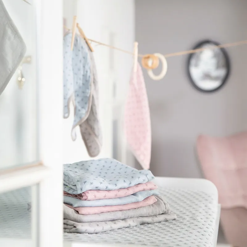 roba Roba 2er Set Puck- und Stilltuch Lil Planet türkis – Produktbild 2 von 3
