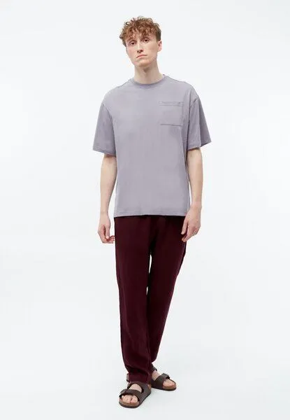 Givn Berlin Givn Berlin T-Shirt GBEVAN oversize aus Bio-Baumwolle, Lilac grey, – Produktbild 2 von 3