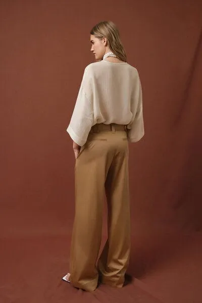 IVA RYCH IVA RYCH Oversize T-Shirt Chic I Deadstock, Beige, – Produktbild 2 von 3