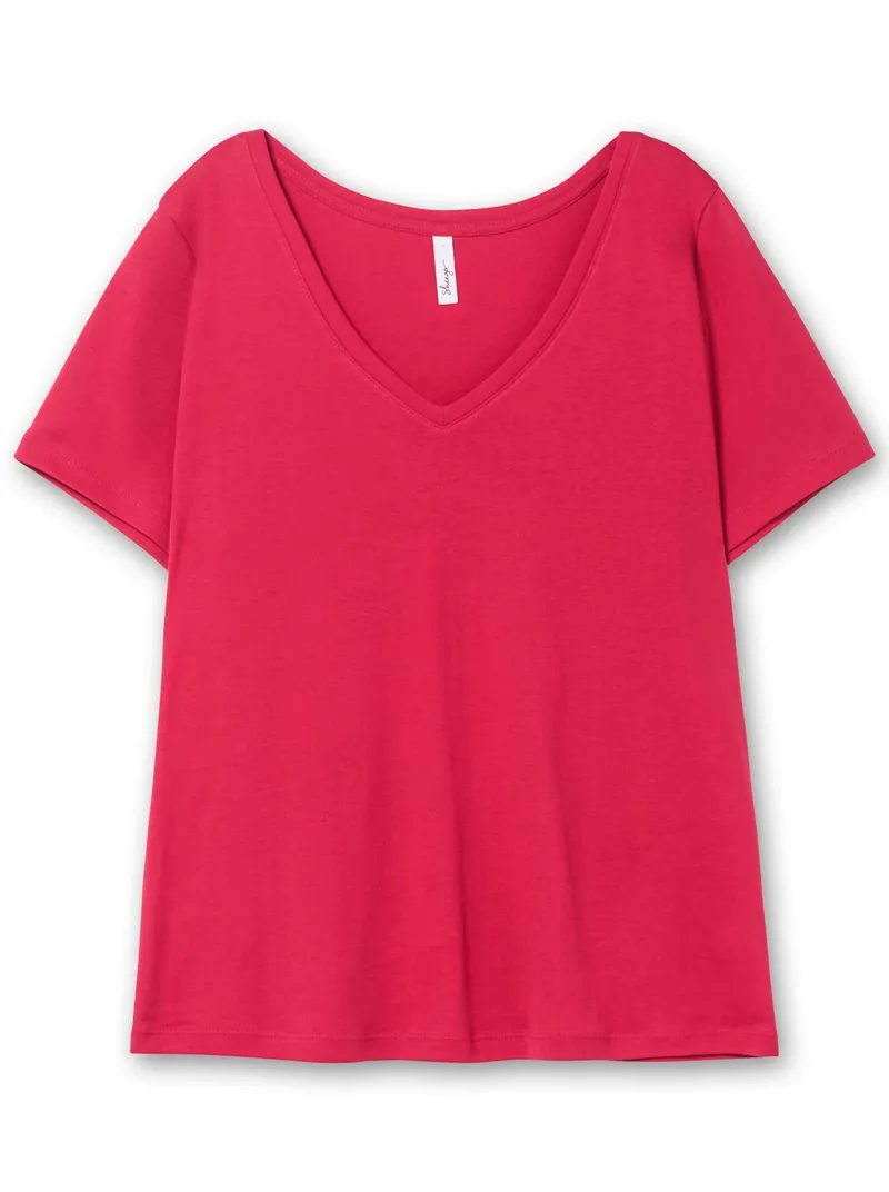sheego T-Shirt sorbet pink, Sorbet pink, – Produktbild 1 von 2