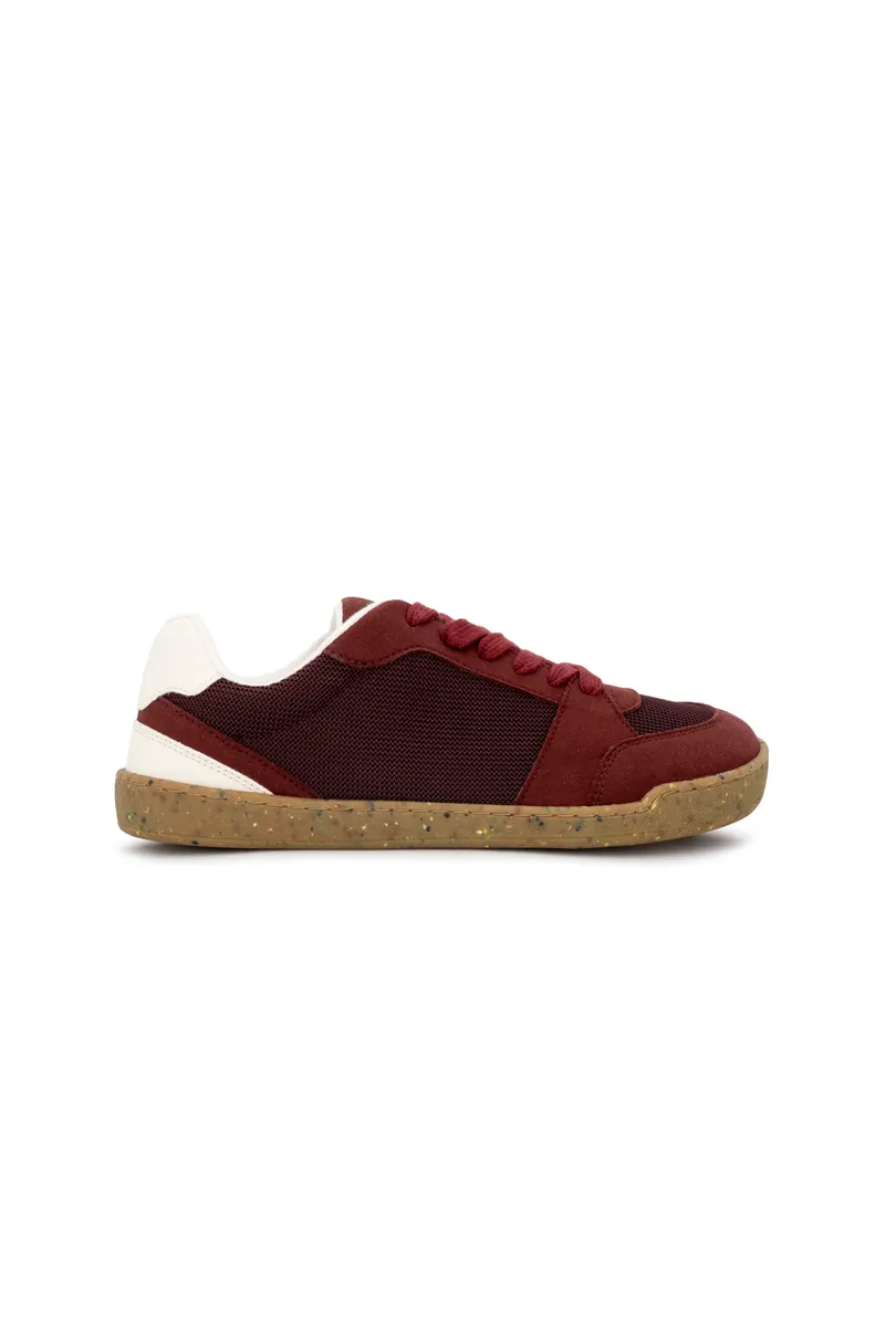 newve newve Herren vegan Sneaker Genesis Beere, Dunkelrot, – Produktbild 1 von 1