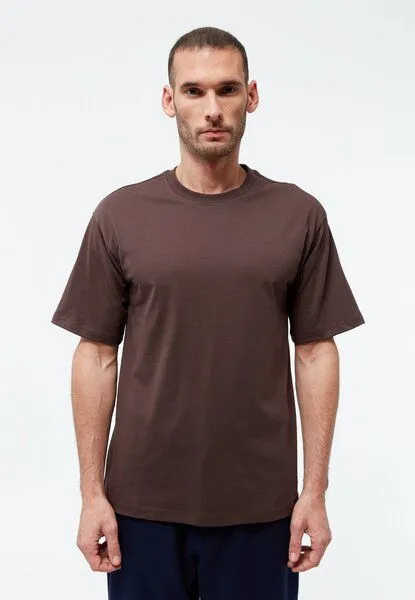 Givn Berlin Givn Berlin T-Shirt GBLASSE aus Bio-Baumwoll Jersey, Coffee brown, – Produktbild 2 von 3