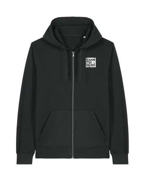ilovemixtapes ilovemixtapes Eco-Zip Hoodie – Leichter Unisex Hoodie mit nachhaltigem Style, Schwarz, – Produktbild 1 von 2