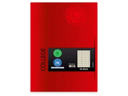 Schreibblock DIN A5 aus Recyclingpapier, 50 Blatt, kariert – Produktbild 1 von 1