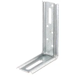 Alberts ALBERTS Verstellwinkel, 90°, geprägt, mit Langloch, sendzimirverzinkt,TxHxB 100x70x30 mm – Produktbild 1 von 1