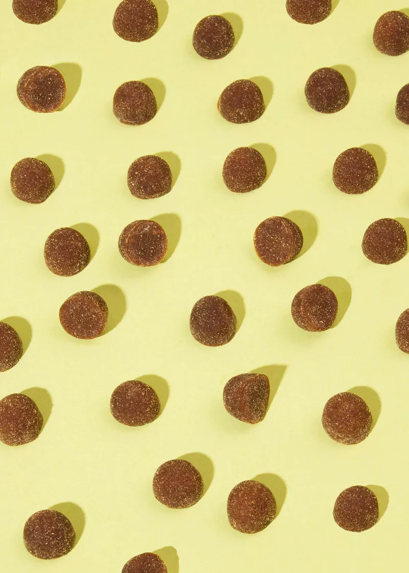 KoRo Tummy Fruit Bites mit lebenden Kulturen, Vitamin E, Zink & Selen 120 Stück – Produktbild 4 von 5