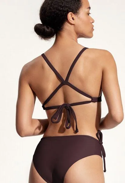 Oy Oy Surf Bikini Oberteil „Dace“, Auberginenviolett, – Produktbild 2 von 4