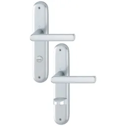 HOPPE Hoppe Türgriff-Garnitur 1700/273P F1 WC F1 - 72/35-45 mm – Produktbild 1 von 1
