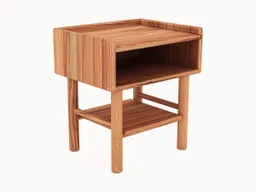 allnatura Nachttisch "Serea" | H55xB50xT40 cm | ohne Schublade – Produktbild 1 von 1