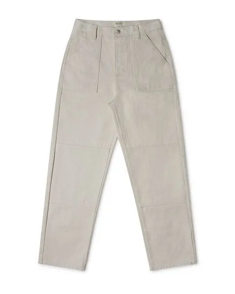 MATONA Matona Jeans für Erwachsene aus Bio-Baumwolle / Utility Pants Adult, Weiß, – Produktbild 2 von 4
