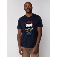watapparel watapparel T-Shirt Unisex Hipster Skull, French navy, – Produktbild 1 von 1
