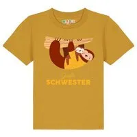 watabout kids watabout.kids T-Shirt Kinder Faultier Große Schwester, Ochre, – Produktbild 1 von 1