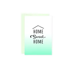 Bow & Hummingbird Bow & Hummingbird Mini-Grußkarte Home Sweet Home – Produktbild 1 von 1