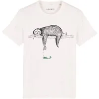 LIGARTI LIGARTI T-shirt - Faultier, Cremeweiß, – Produktbild 2 von 5