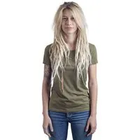 Life Tree Life-Tree Bambus Shirt Fairwear für Damen "Basic" in Moss Green – Produktbild 1 von 1