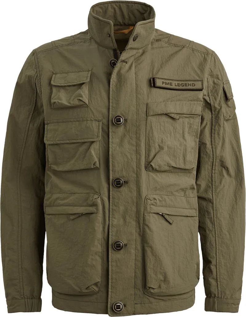 PME Legend PME Legend Cargo-Jacke Olive, Dunkelgrün, – Produktbild 2 von 5