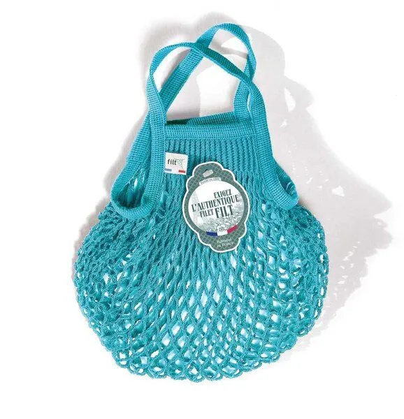 Filt Filt Bio Netztasche Small mit kurzem Henkel, Blau, – Produktbild 1 von 1