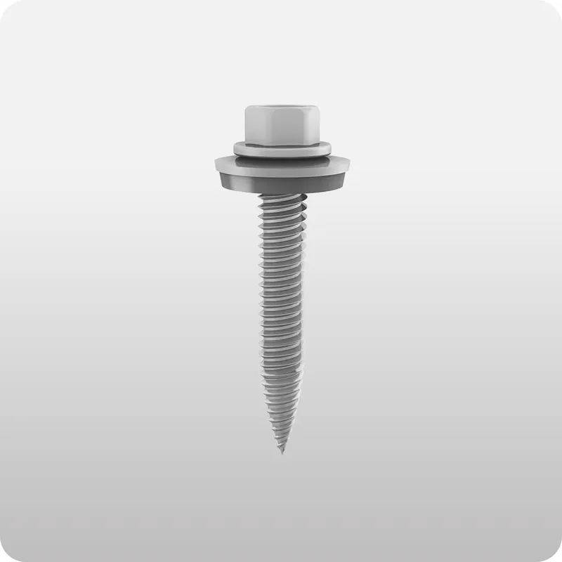 K2 Systems K2 Systems Gewindeformende Schraube mit Dichtscheibe 6x38 – Produktbild 1 von 2