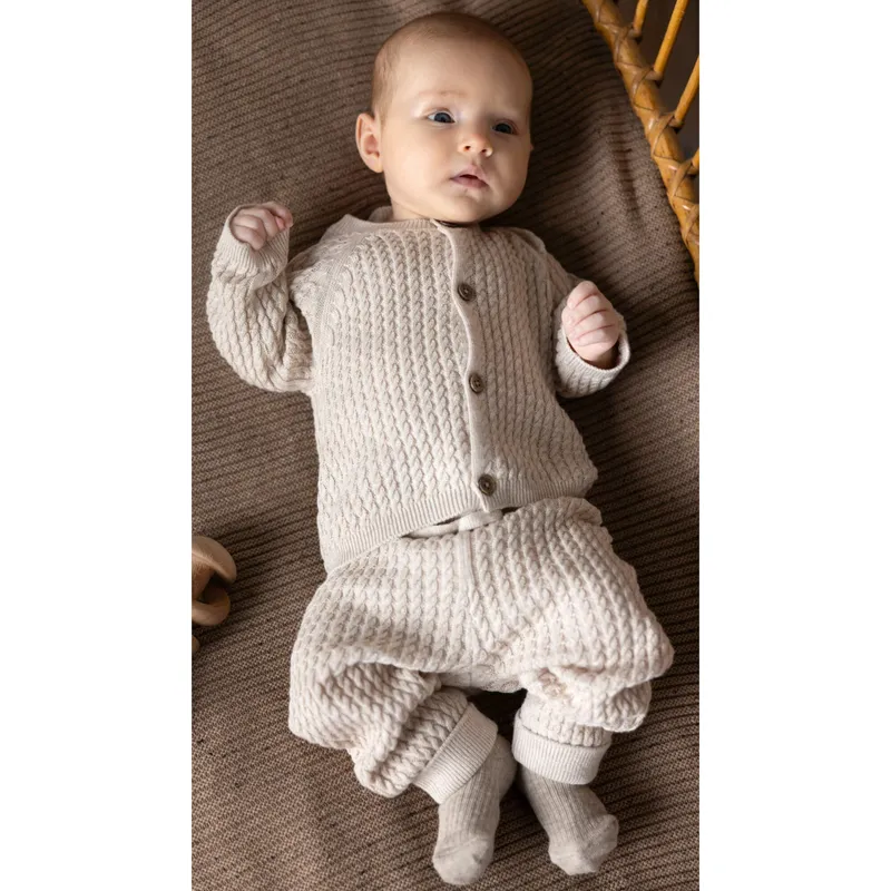 Noppies Noppies Strickjacke, Beige, – Produktbild 3 von 3