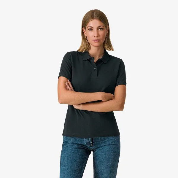 YTWOO YTWOO Klassiches Damen-Poloshirt, Schwarz, – Produktbild 1 von 4