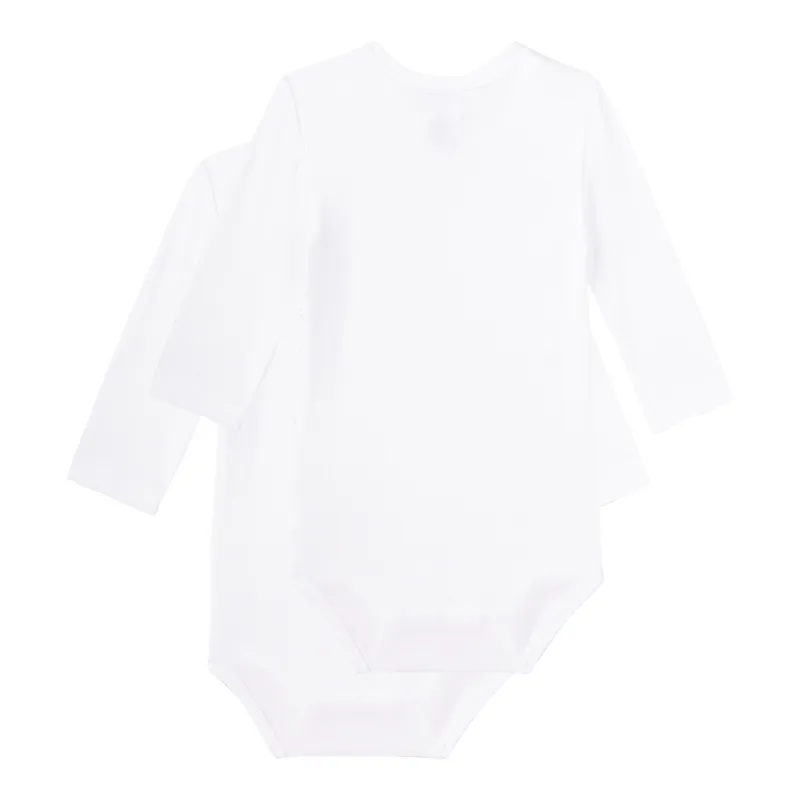 Sanetta Sanetta 2er-Pack Bodys langarm, Weiss, – Produktbild 1 von 1