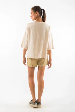 RAVENS VIEW IBIZA RAVENS VIEW IBIZA Damen vegan Hemd Ebba Sand Beige – Produktbild 1 von 1
