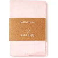 HANS NATUR Betthimmel Baldachin Bio-Baumwolle altrosa 115 x 300 cm, Rosa, – Produktbild 1 von 1