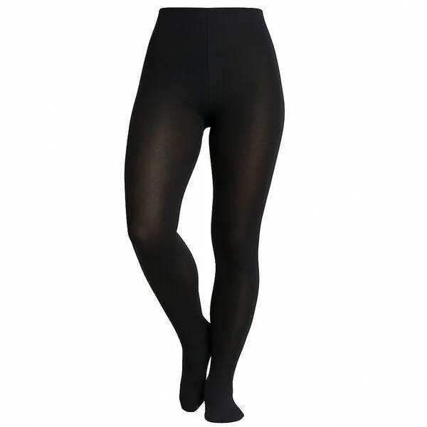 Bruno Barella Bruno Barella Damen Strumpfhose Schwarz – Winter Warm, Bio-Baumwolle & Stretch – Produktbild 1 von 4