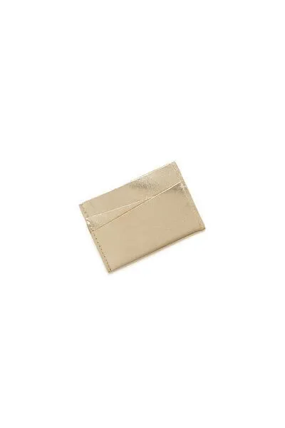 ELEKTROPULLI ELEKTROPULLI Kreditkartenhalter aus Leder, Gold, – Produktbild 1 von 1
