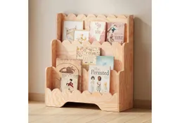 Smartwood Kinderregal Montessori, Bücherregal Kinder, FSC-Kiefernholz, Natur, LULU – Produktbild 1 von 1