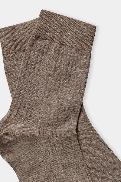 About Companions About Companions - Socken Linen Socks, Braun (walnut), – Produktbild 2 von 2