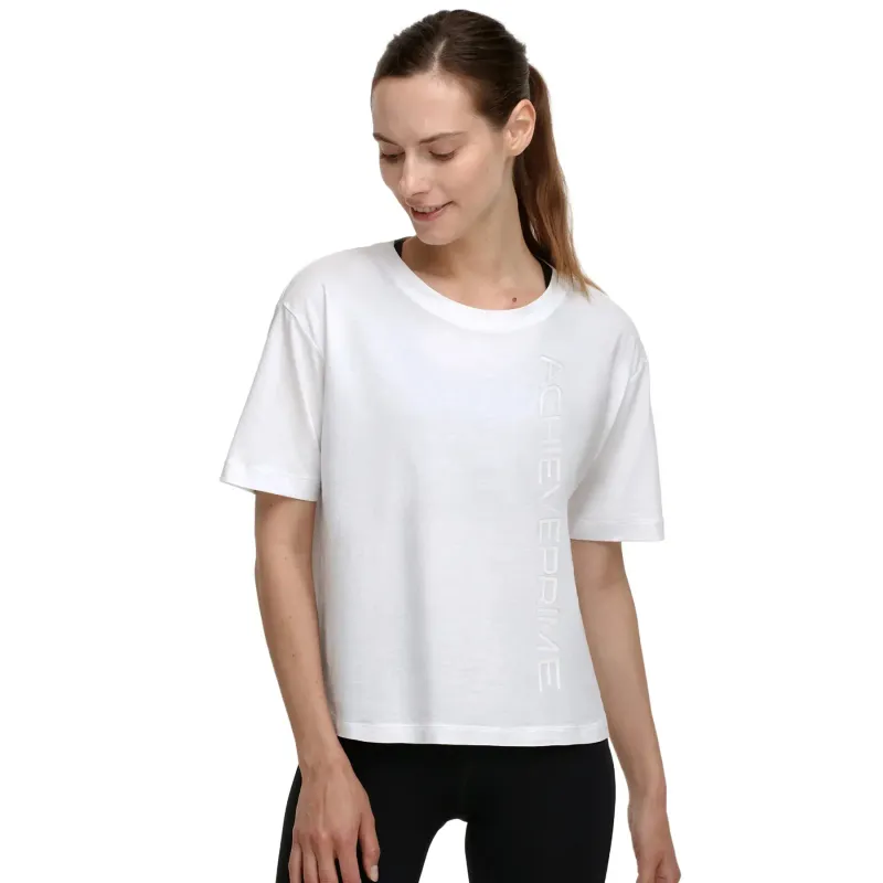 AchievePrime T-Shirt aus Bio-Baumwolle AchievePrime Serene, Blanc, – Produktbild 1 von 1