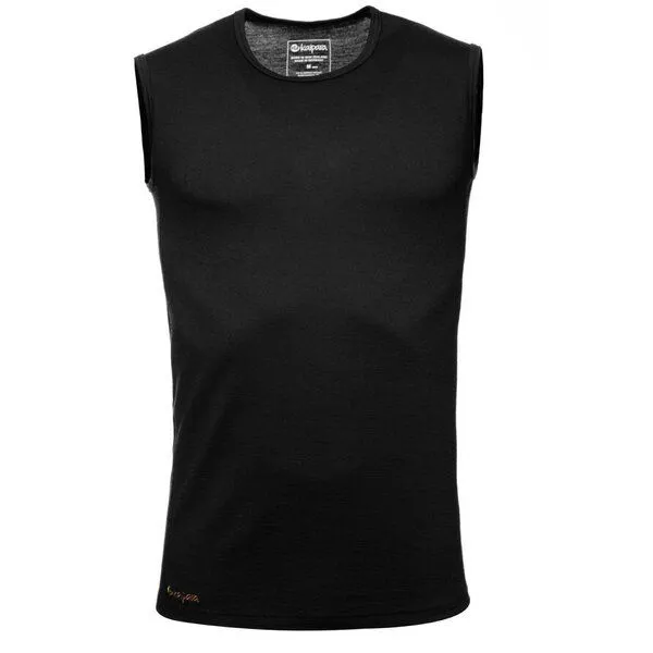 Kaipara - Merino Sportswear Kaipara - Merino Sportswear Merino Tank Top Slimfit 200 Herren, Schwarz, – Produktbild 1 von 1