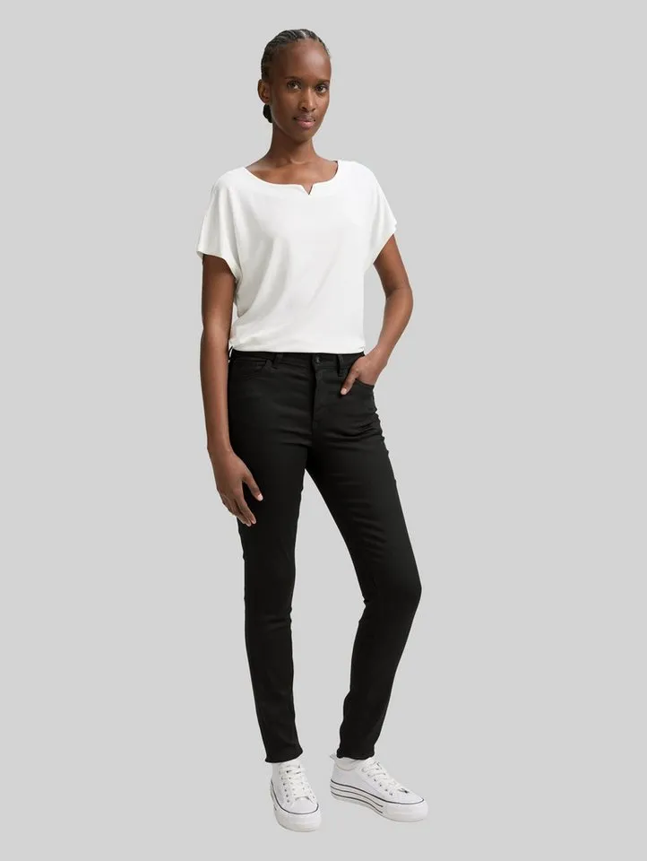 TOM TAILOR Denim Skinny-fit-Jeans Jeanshosen TTNELA Extra Skinny Jeans mit TENCEL(TM) Modal, Schwarz, – Produktbild 2 von 4
