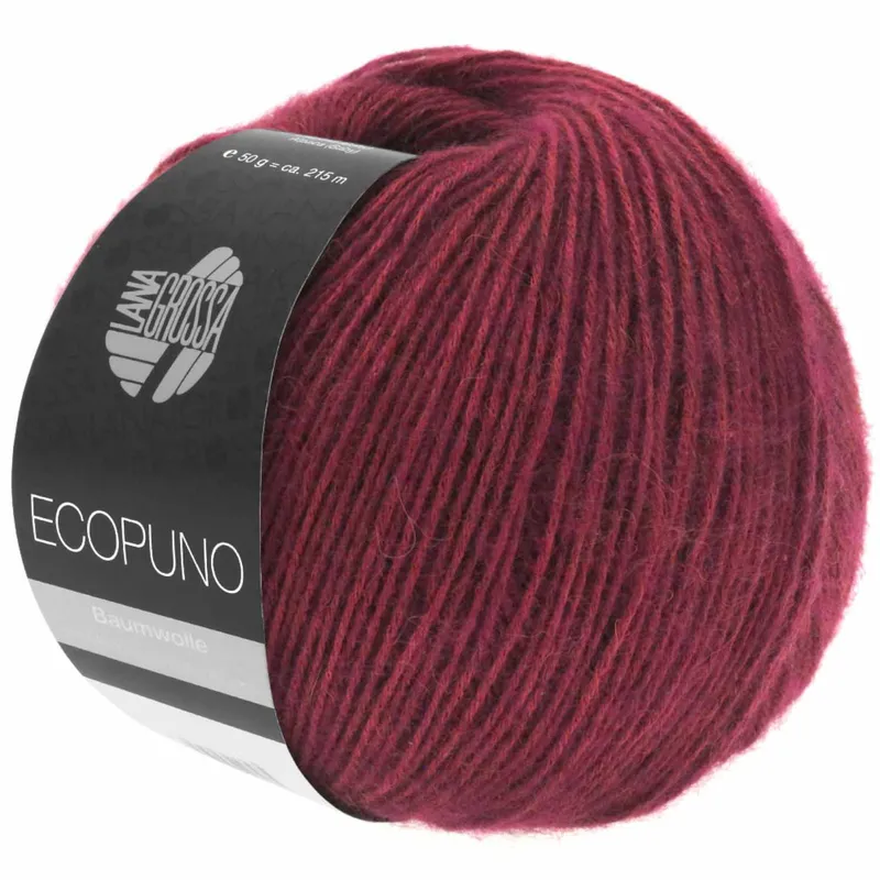Lana Grossa Lana Grossa Ecopuno Bordeaux, Bordeaux, – Produktbild 1 von 1