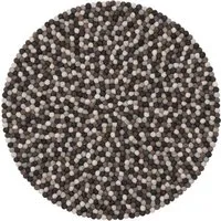 myfelt myfelt Filzkugelteppich rund, 100% Schurwolle, Multifarben (néla), – Produktbild 1 von 1
