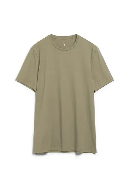 ARMEDANGELS ARMEDANGELS JAAMES Herren Regular T-Shirt aus Bio-Baumwolle, Dark sage, – Produktbild 4 von 4