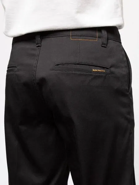 Nudie Jeans Nudie Jeans Bio-Cotton Lazy Leo Black – Produktbild 4 von 4